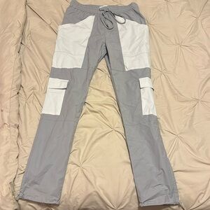 Pacsun Cargo Pants, grey and white size small